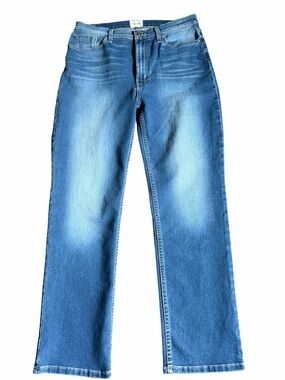 Hudson Blair High Rise Straight Crop Jeans